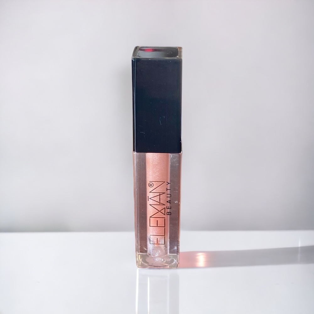 💎 ELEMAN BEAUTY Lip Gloss in Color Santorini Deluxe Travel Size New & Sealed